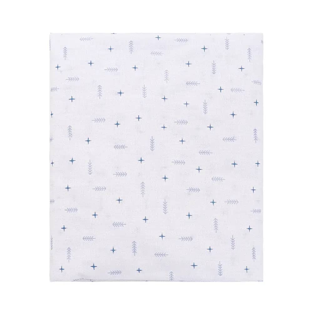 Lençol com Elástico para Berço Americano Flechas - Azul