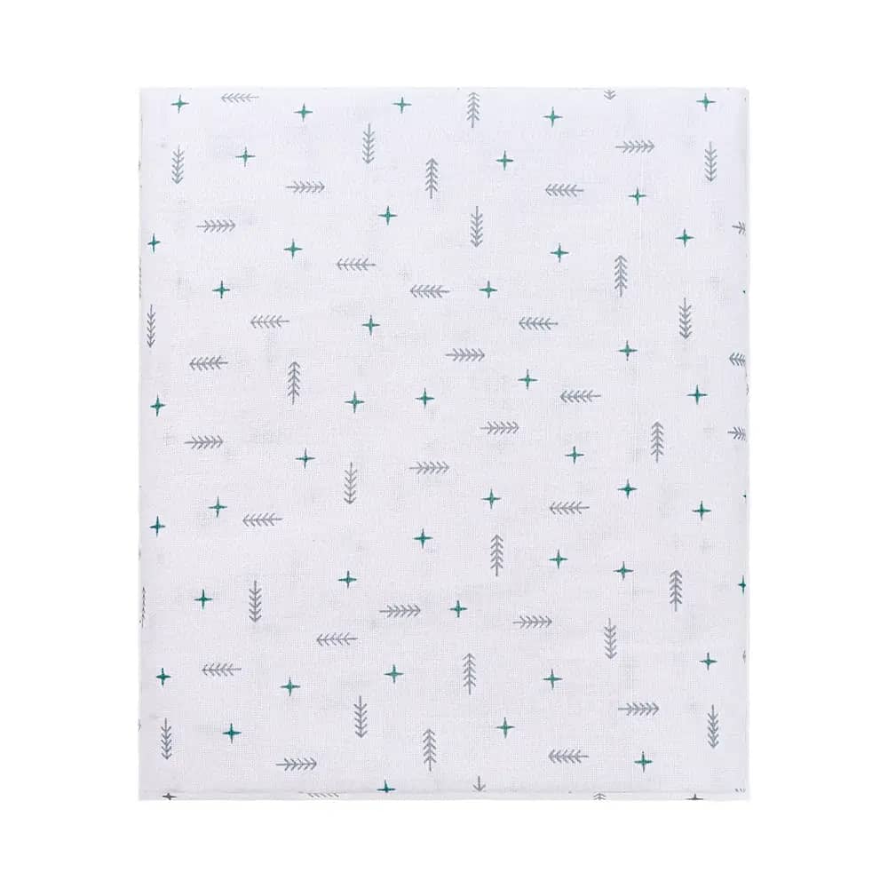 Lençol com Elástico para Berço Americano Flechas - Verde
