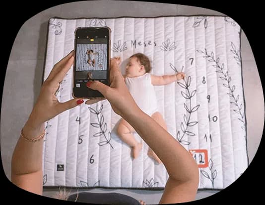 Coleção de Tapetes Mesversário Personalizados para Bebê - Use Alce