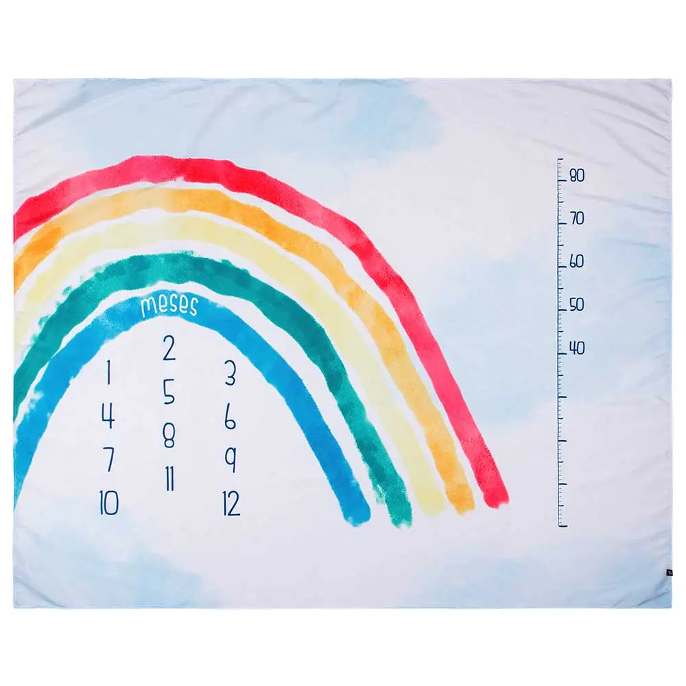 Cenário Mesversário Arco Iris (lençol) - Miniatura 3