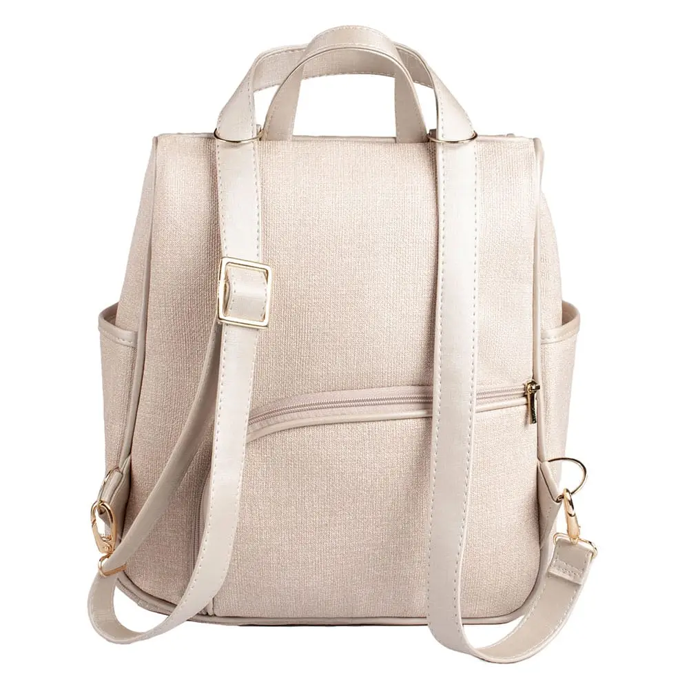 Bolsa Mochila Maternidade Multifuncional Lebaby 2 em 1 Nude - Miniatura 3