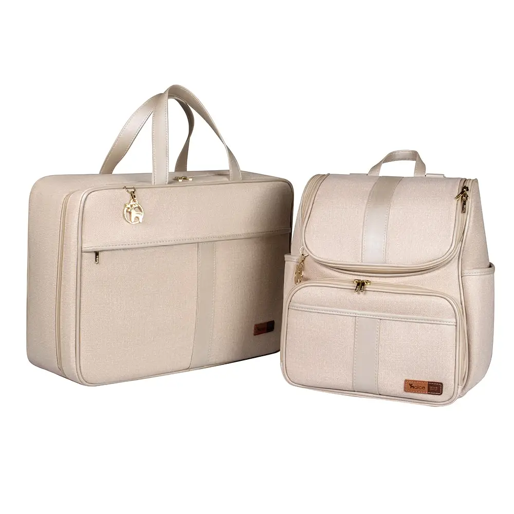 kit-mochila-e-mala-maternidade-multifuncional-lebaby-2-em-1-nude