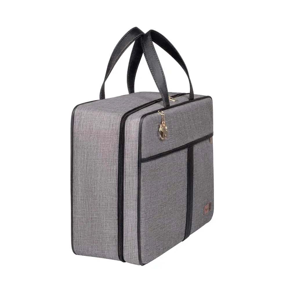 Kit Mochila e Mala Maternidade Multifuncional Lebaby 2 em 1 Cinza Mescla - Miniatura 4