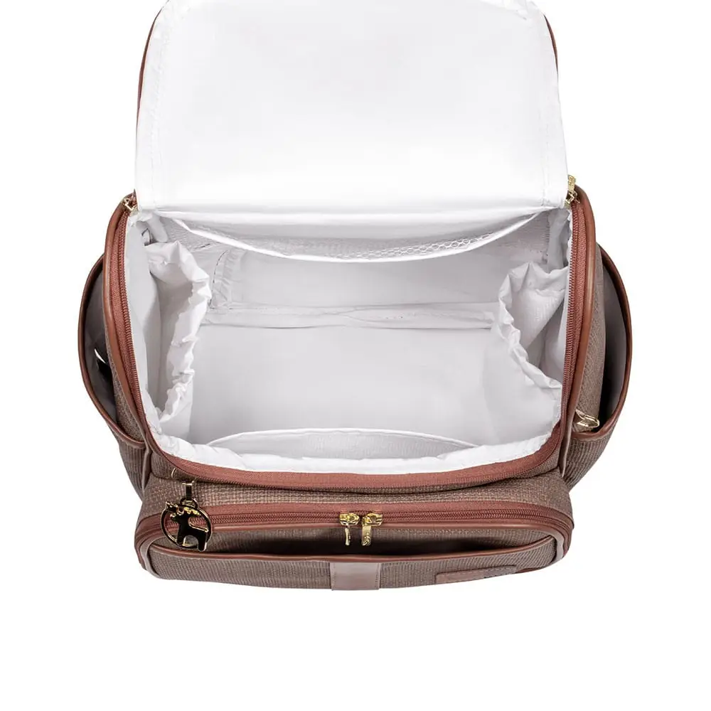 Bolsa Mochila Maternidade Multifuncional Lebaby 2 em 1 Cappuccino - Miniatura 6