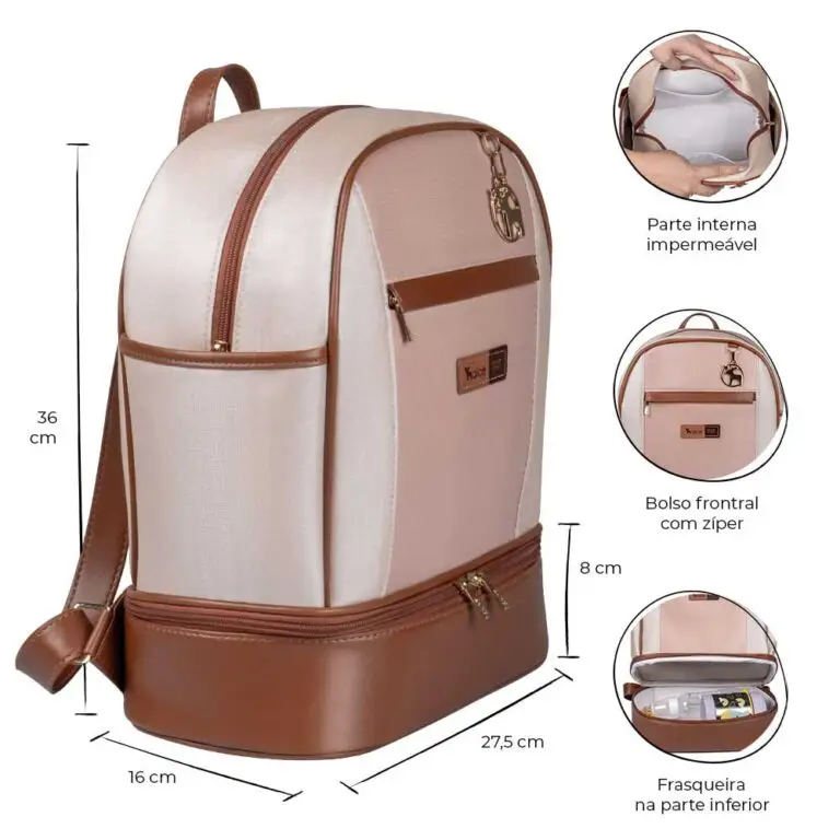 Mochila Maternidade Londres Rose - Miniatura 2