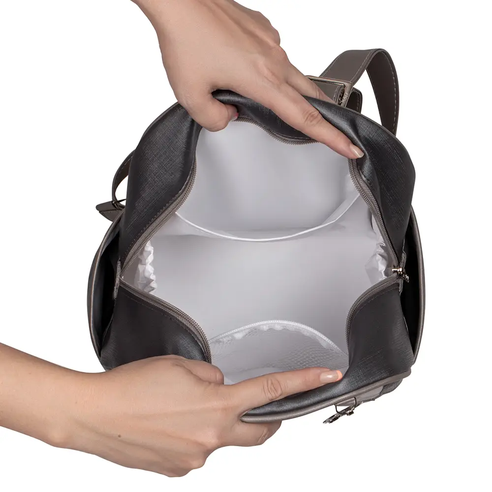 Mochila Maternidade Londres Cinza - Miniatura 6