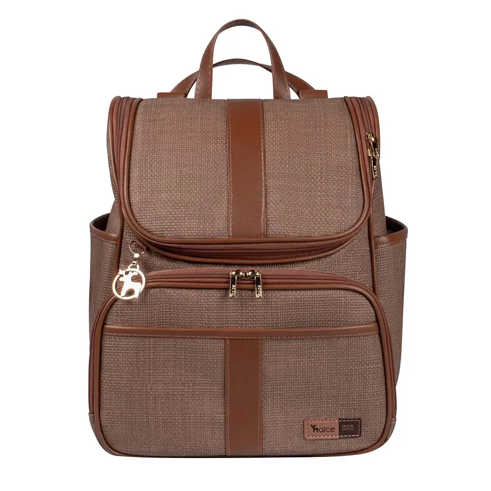 Kit Maternidade Mochila e Mala Cappuccino Lebaby - Miniatura 4