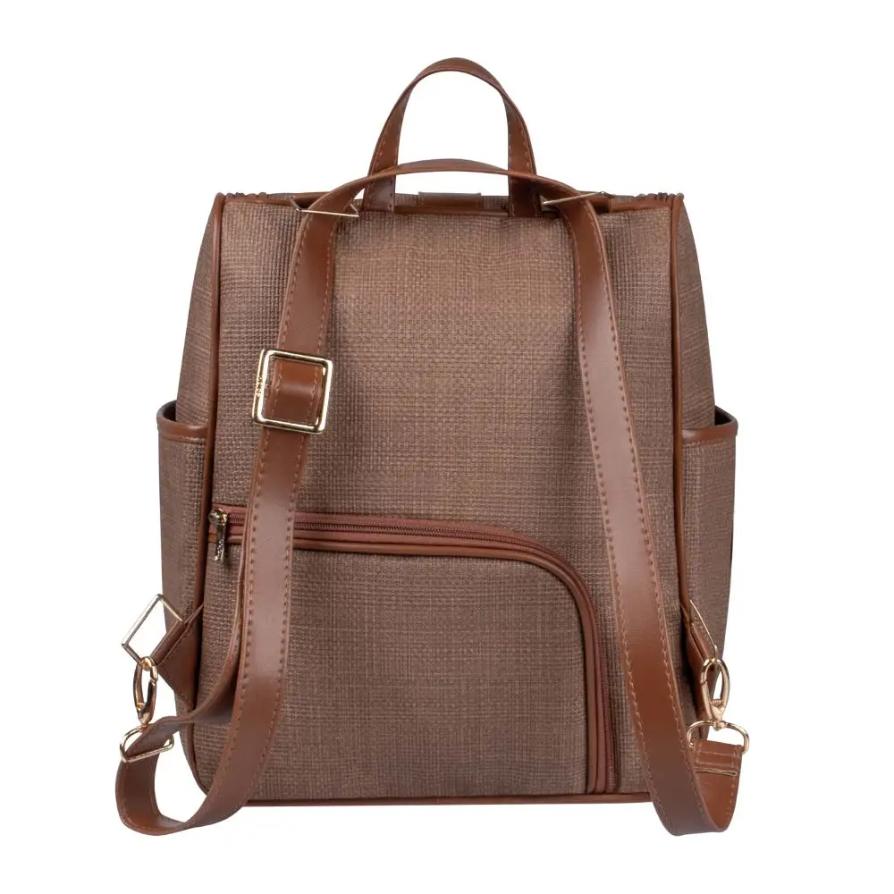 Kit Maternidade Mochila e Mala Cappuccino Lebaby - Miniatura 5