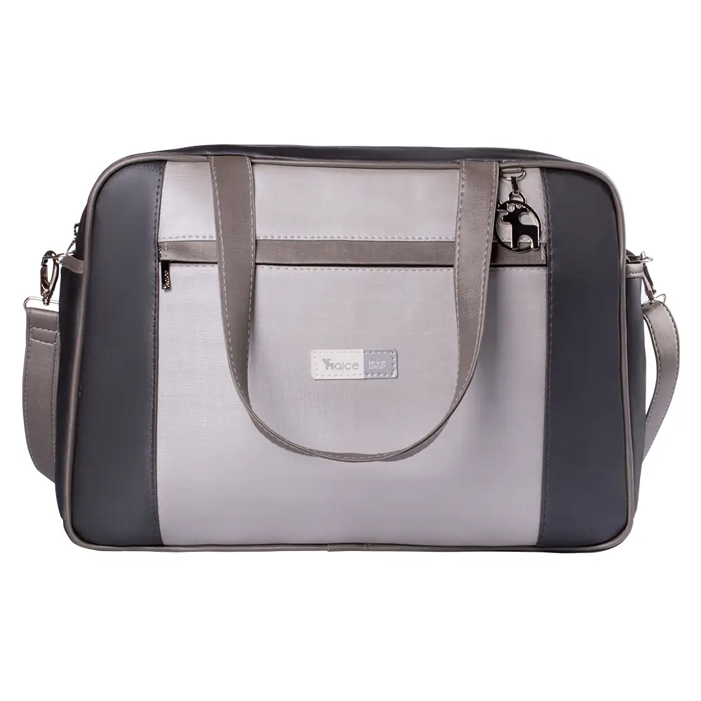 Kit Maternidade Bolsa Mala Mochila Londres Cinza - Miniatura 2