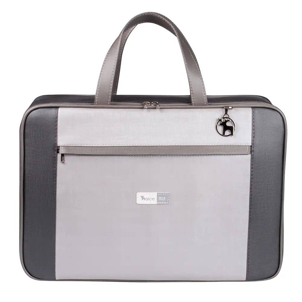 Kit Maternidade Bolsa Mala Mochila Londres Cinza - Miniatura 9