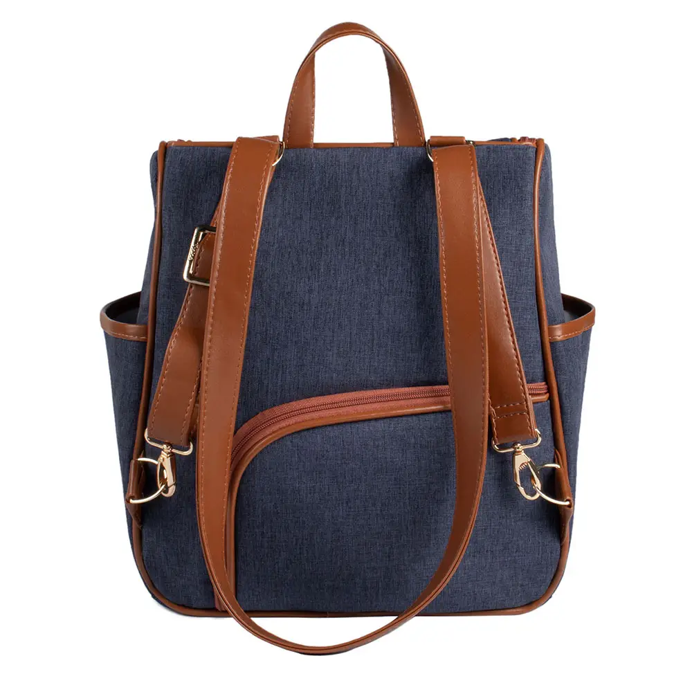 Bolsa Mochila Maternidade Multifuncional Lebaby 2 em 1 Jeans - Miniatura 5
