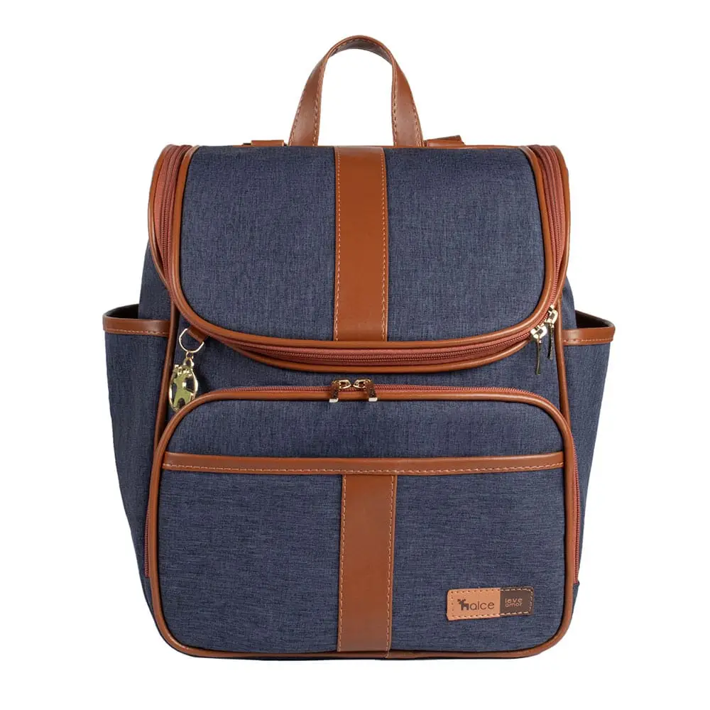 Kit Maternidade Mochila e Mala Jeans Lebaby - Miniatura 2
