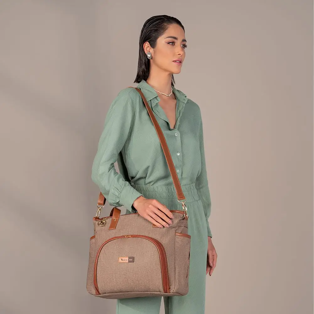 Bolsa Maternidade Lebaby Cappuccino - Miniatura 12