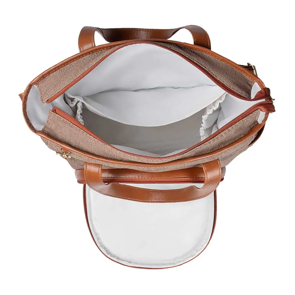 Bolsa Maternidade Lebaby Cappuccino - Miniatura 6
