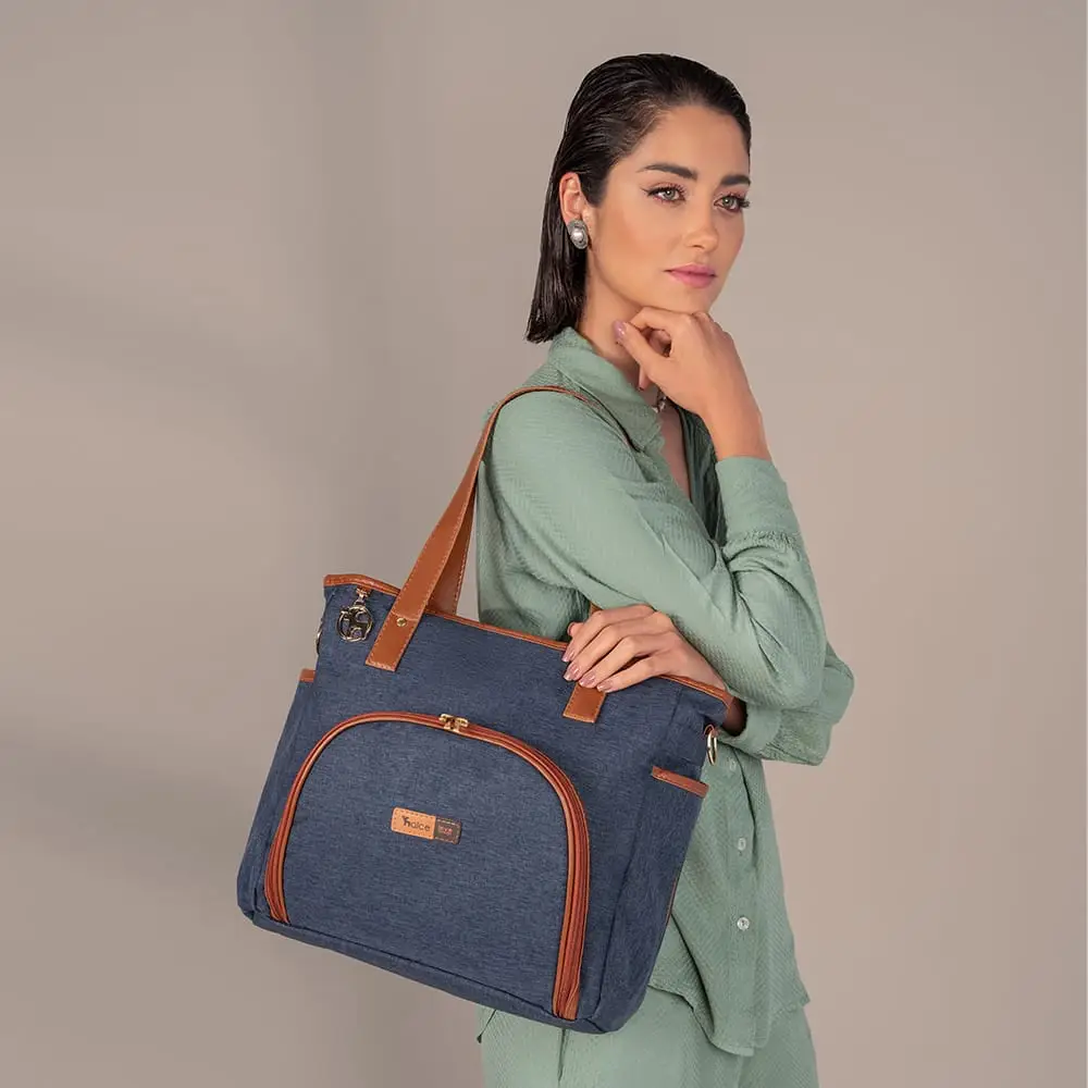 Bolsa Maternidade Lebaby Jeans - Miniatura 7