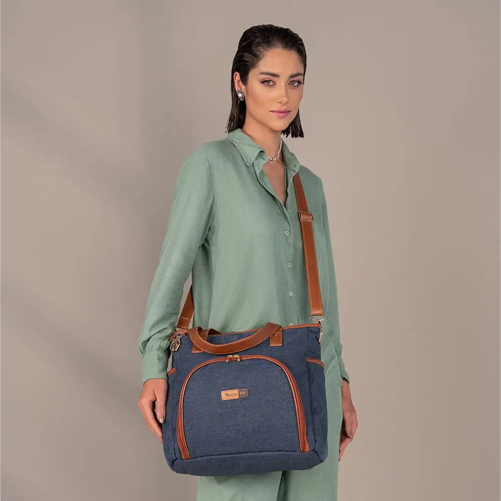 Bolsa Maternidade Lebaby Jeans - Miniatura 8