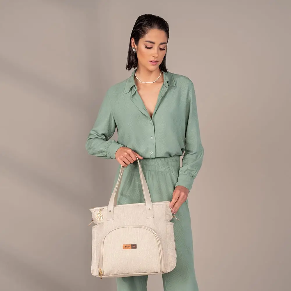 Bolsa Maternidade Lebaby Nude - Miniatura 9