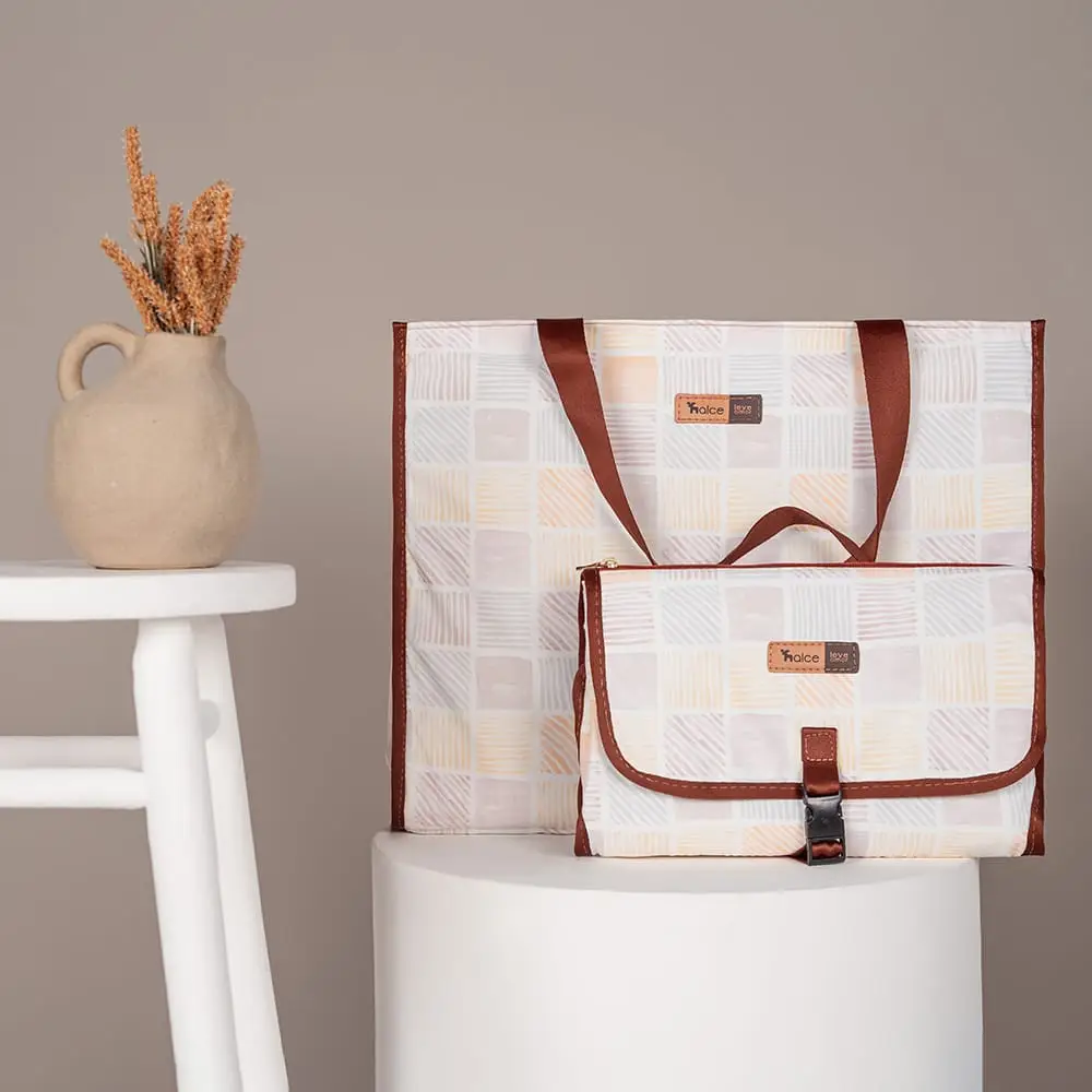 Kit Bolsa Maternidade Alce Bag e Trocador Portátil Ocre - Miniatura 9