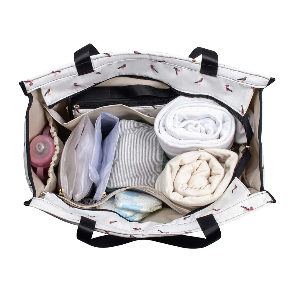 Kit Bolsa Maternidade Alce Bag e Trocador Portátil Passarinho - Miniatura 4