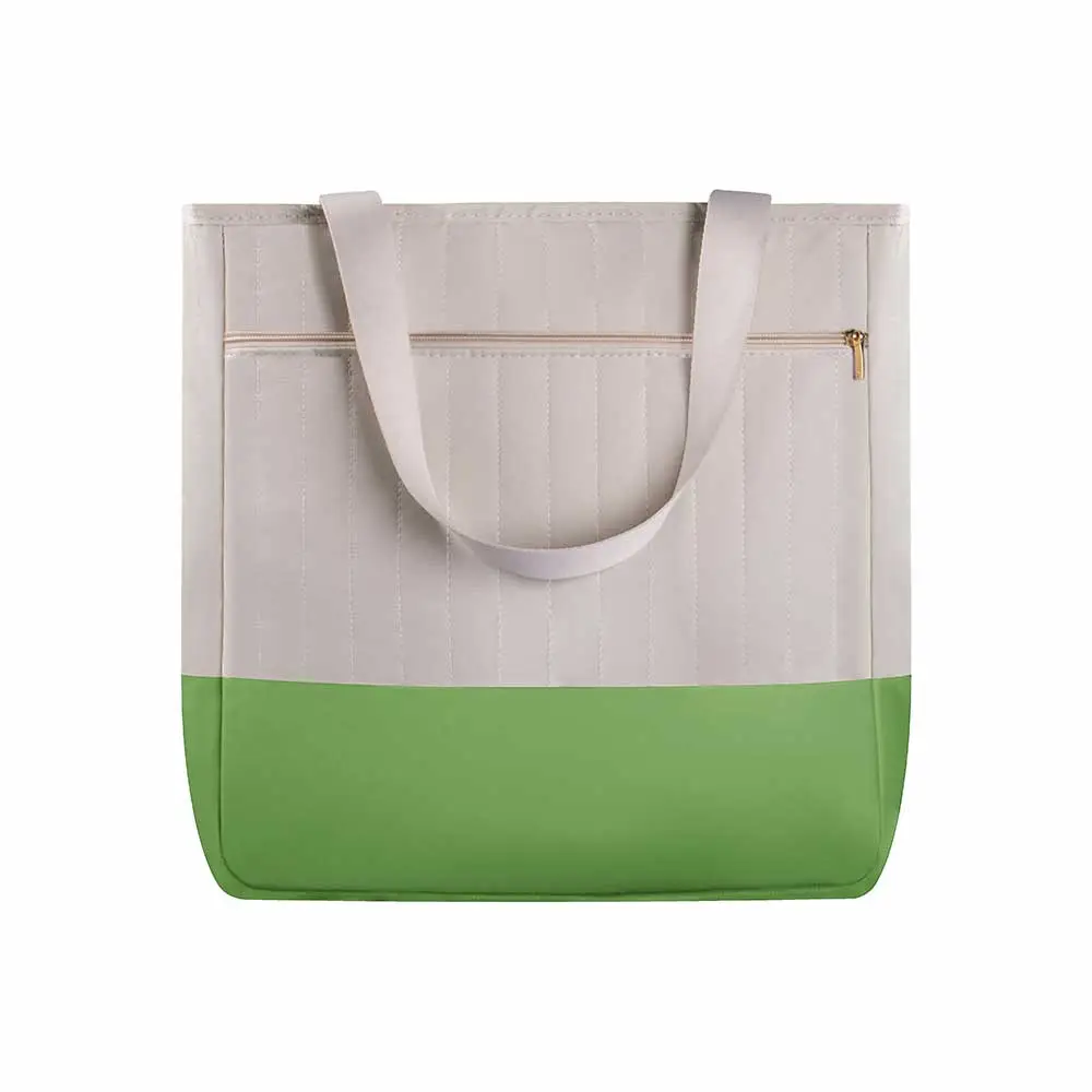 Bolsa Maternidade Coleção Cores - Creme e Verde - Miniatura 3