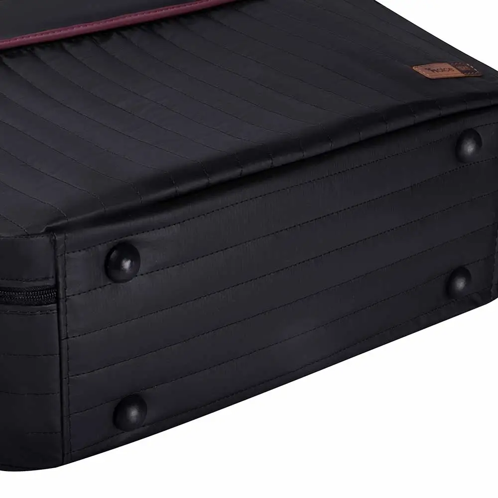 Kit Bolsa Mala e Mochila Maternidade Coleção Cores - Preto e Marsala - Miniatura 9