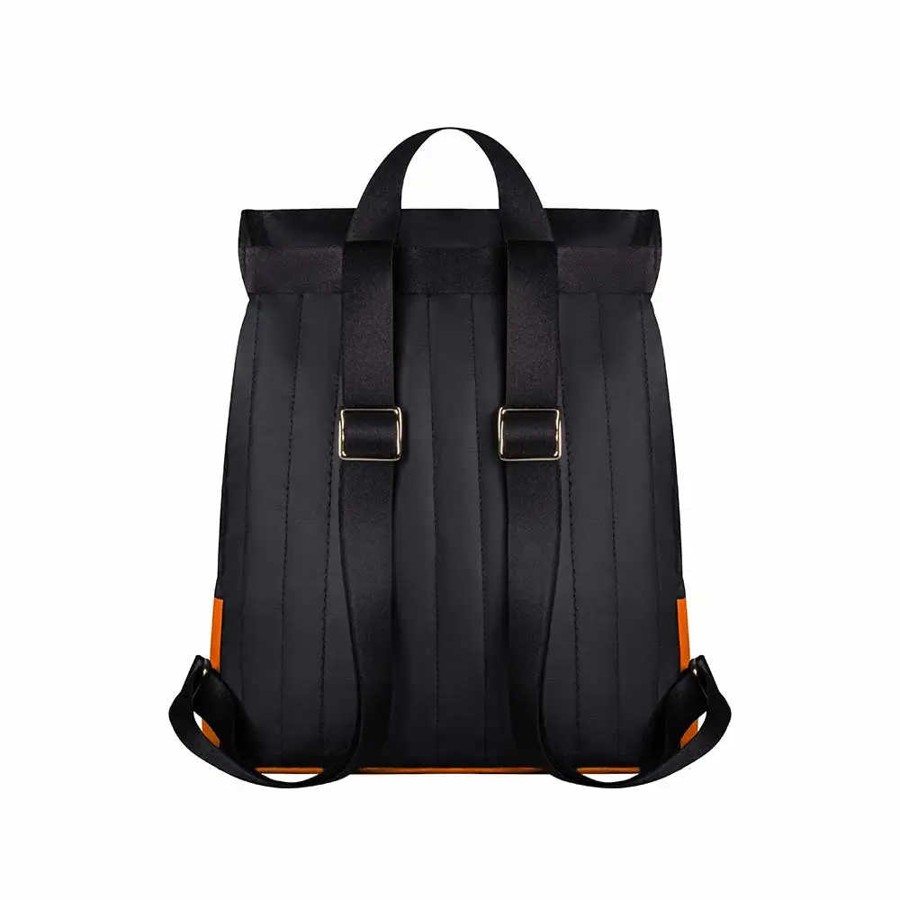Mochila Maternidade Coleção Cores - Preto e Laranja - Miniatura 3
