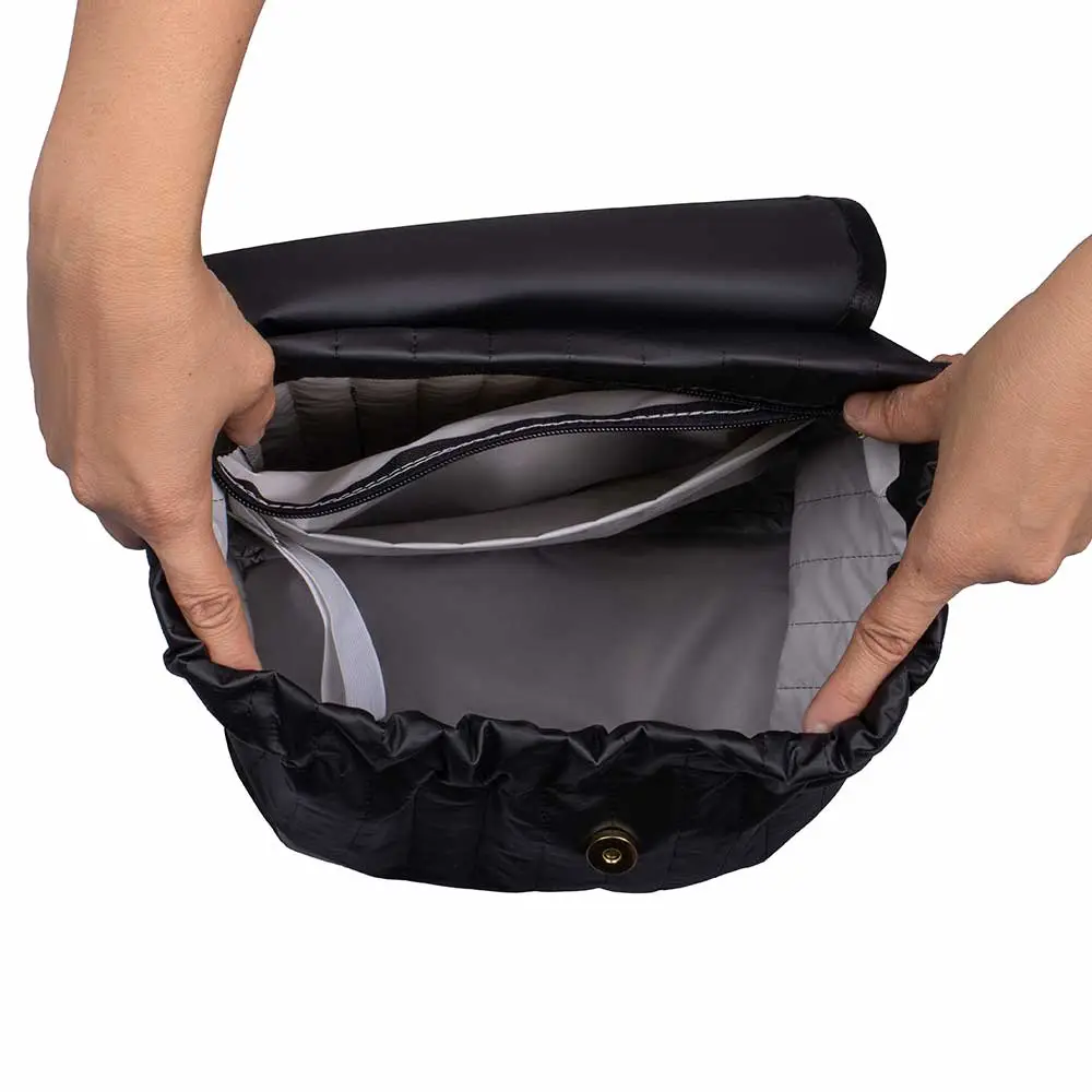 Mochila Maternidade Coleção Cores - Preto e Marsala - Miniatura 5