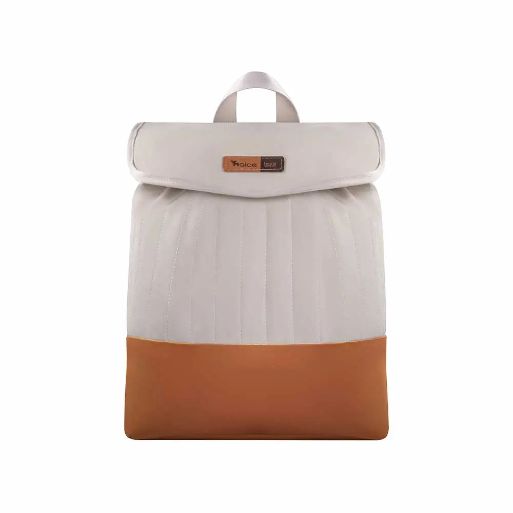 Mochila Maternidade Coleção Cores - Creme e Caramelo - Miniatura 1