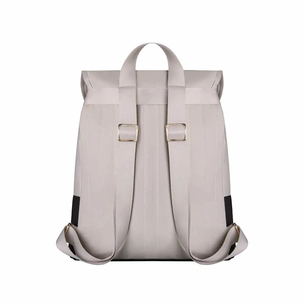 Mochila Maternidade Coleção Cores - Creme e Preto - Miniatura 3