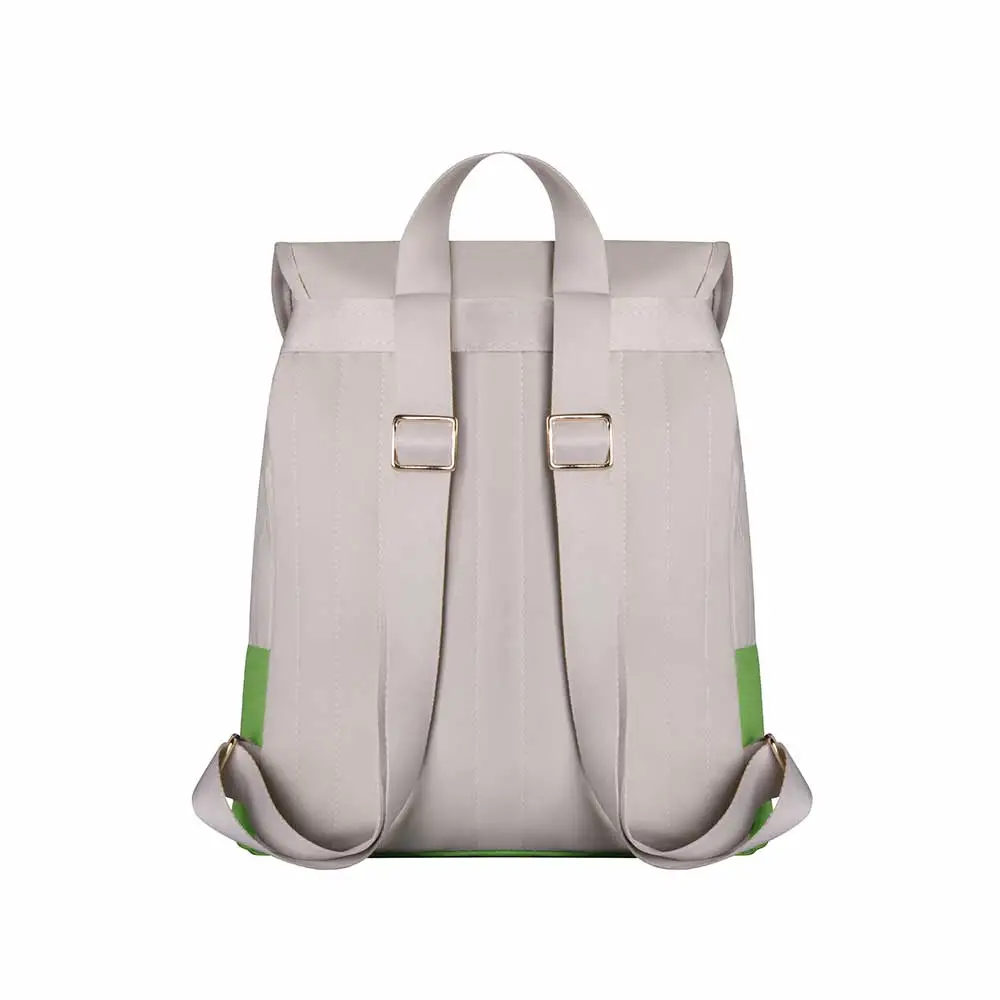 Mochila Maternidade Coleção Cores - Creme e Verde - Miniatura 3