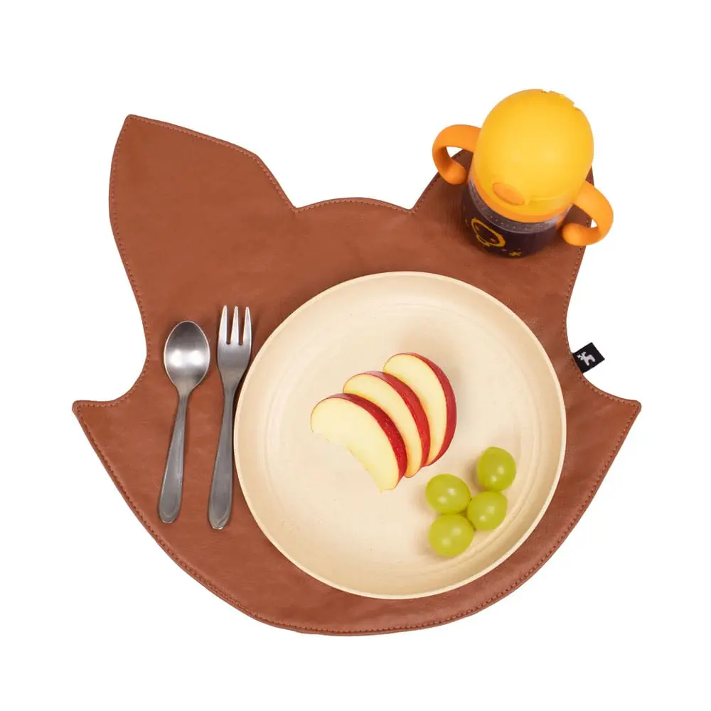 Jogo Americano Infantil Impermeável Sousplat Raposinha Caramelo - Miniatura 3