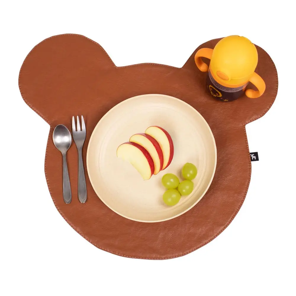 Jogo Americano Infantil Impermeável Sousplat Ursinho Caramelo - Miniatura 3