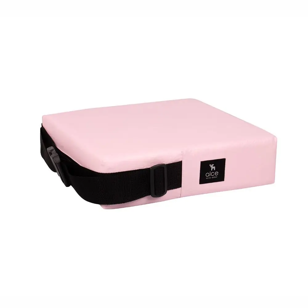 Assento De Alimentação Quadrado E Cinto Rosa - Miniatura 2