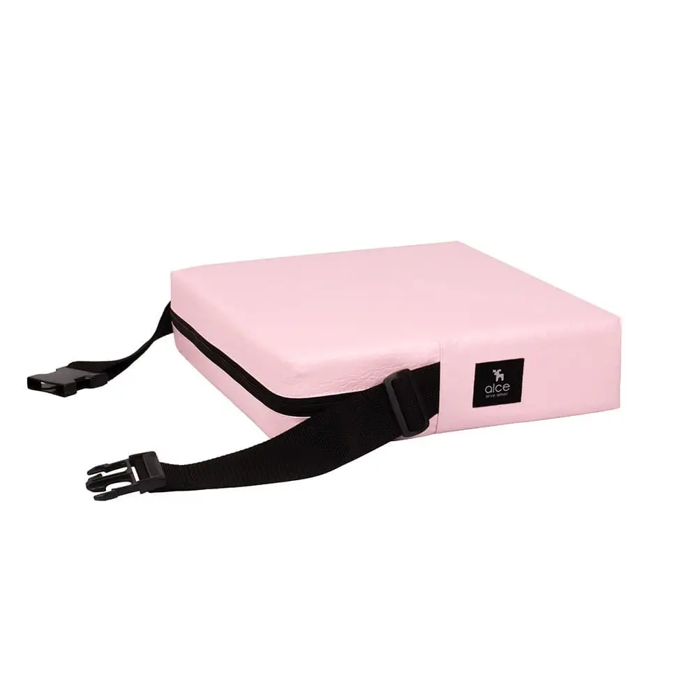 Assento De Alimentação Quadrado E Cinto Rosa - Miniatura 3