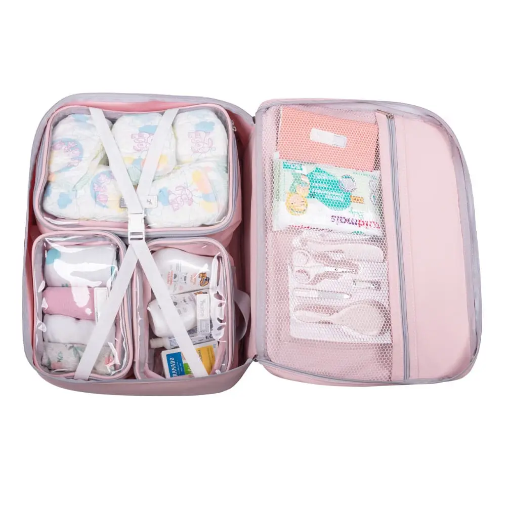 Mala Maternidade Coleção Materna Rosa - Miniatura 4