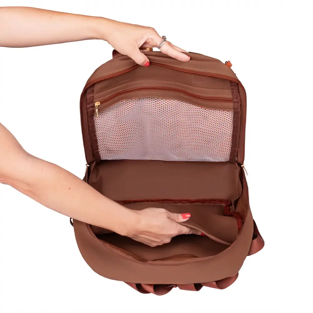 Mochila Maternidade Coleção Materna Caramelo - Miniatura 6