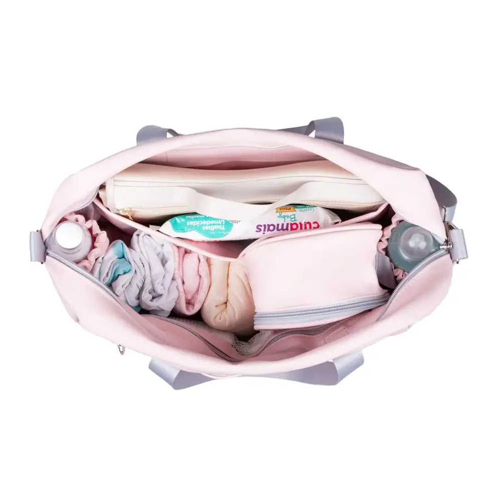 Bolsa  Maternidade Coleção Materna Rosa - Miniatura 6