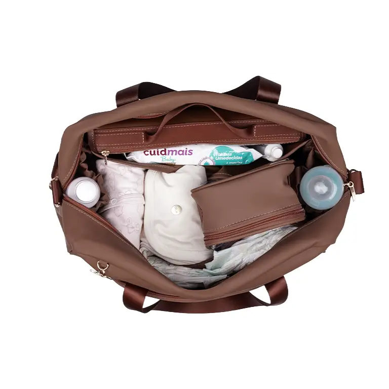 Bolsa  Maternidade Coleção Materna Caramelo - Miniatura 7