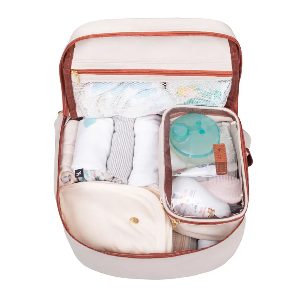 Mochila  Maternidade Coleção Materna Nude - Miniatura 6