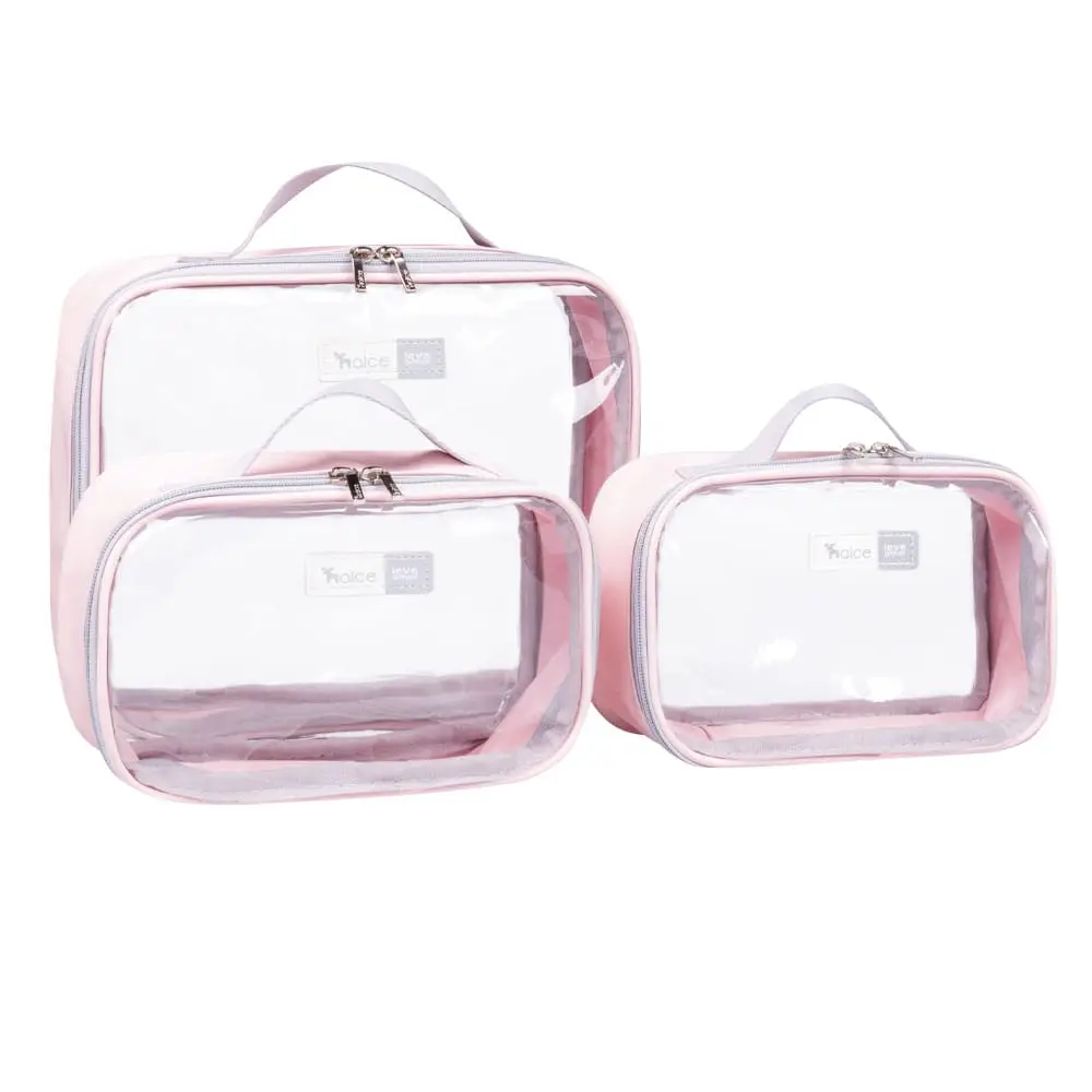Kit Organizadores de Mala e Bolsa Rosa