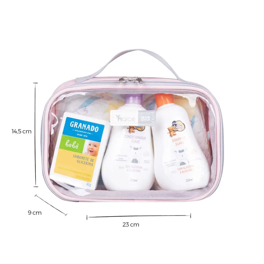 Kit Organizadores de Mala e Bolsa Rosa - Miniatura 7