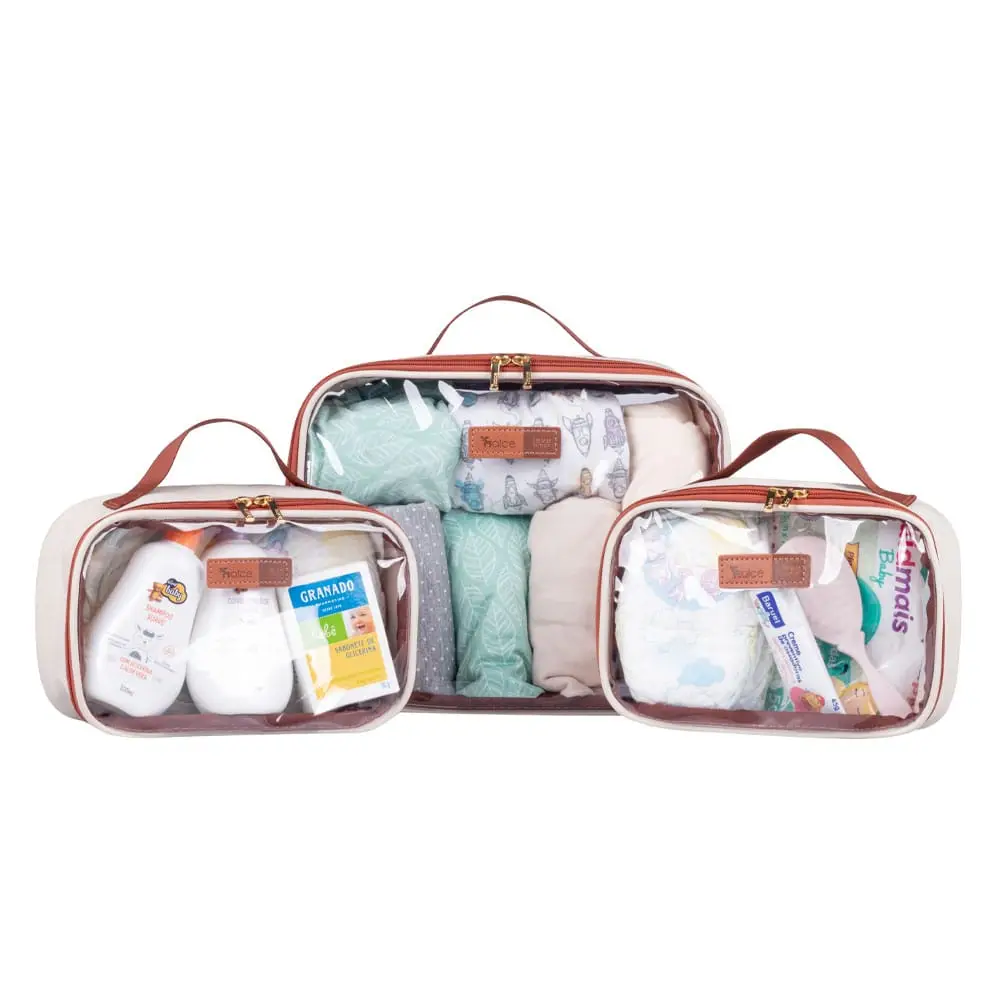 Kit Organizadores de Mala e Bolsa Nude - Miniatura 2