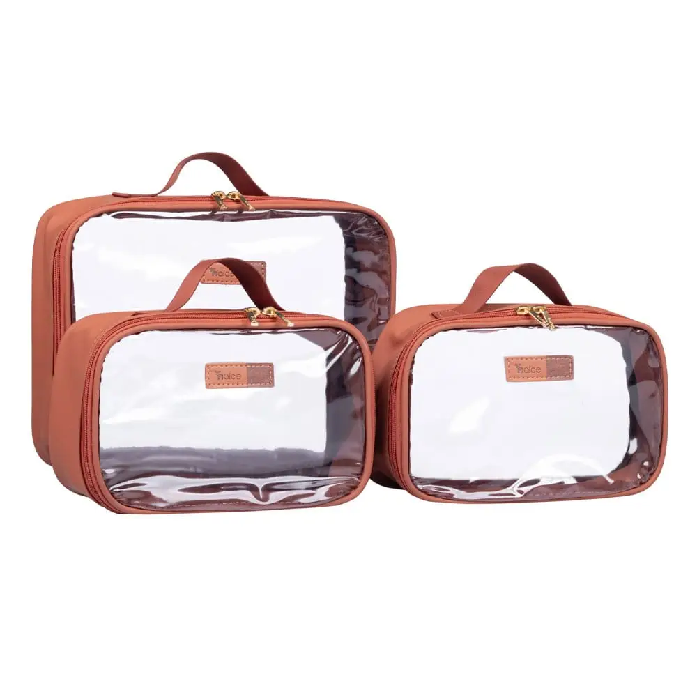 Kit Organizadores de Mala e Bolsa Caramelo