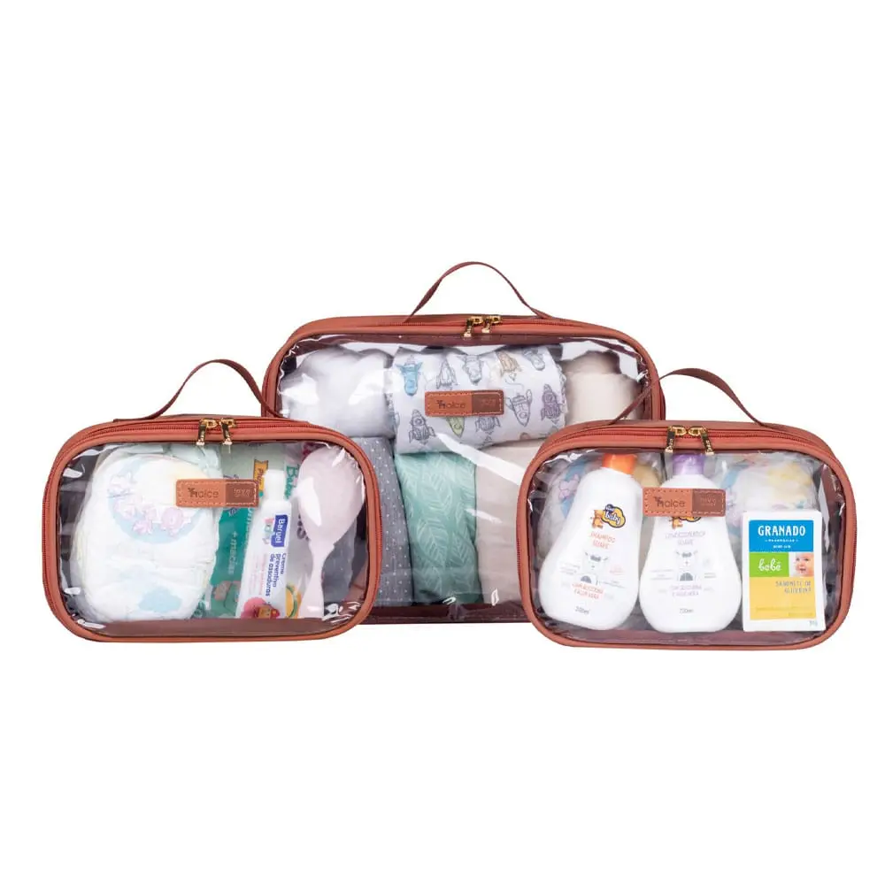 Kit Organizadores de Mala e Bolsa Caramelo - Miniatura 2