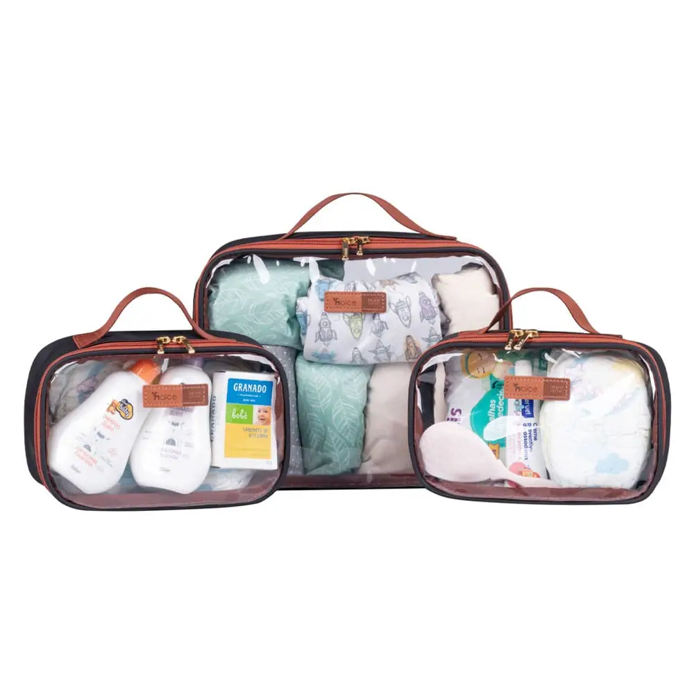 Kit Organizadores de Mala e Bolsa Preto - Miniatura 2