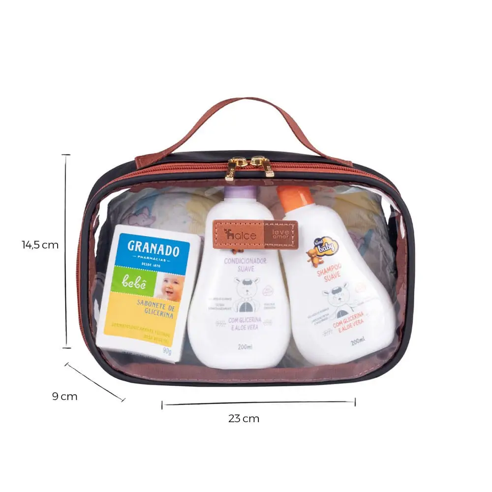 Kit Organizadores de Mala e Bolsa Preto - Miniatura 7