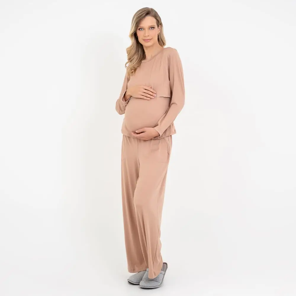pijama-longo-maternidade-cappuccino