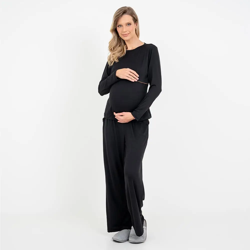 pijama-longo-maternidade-preto