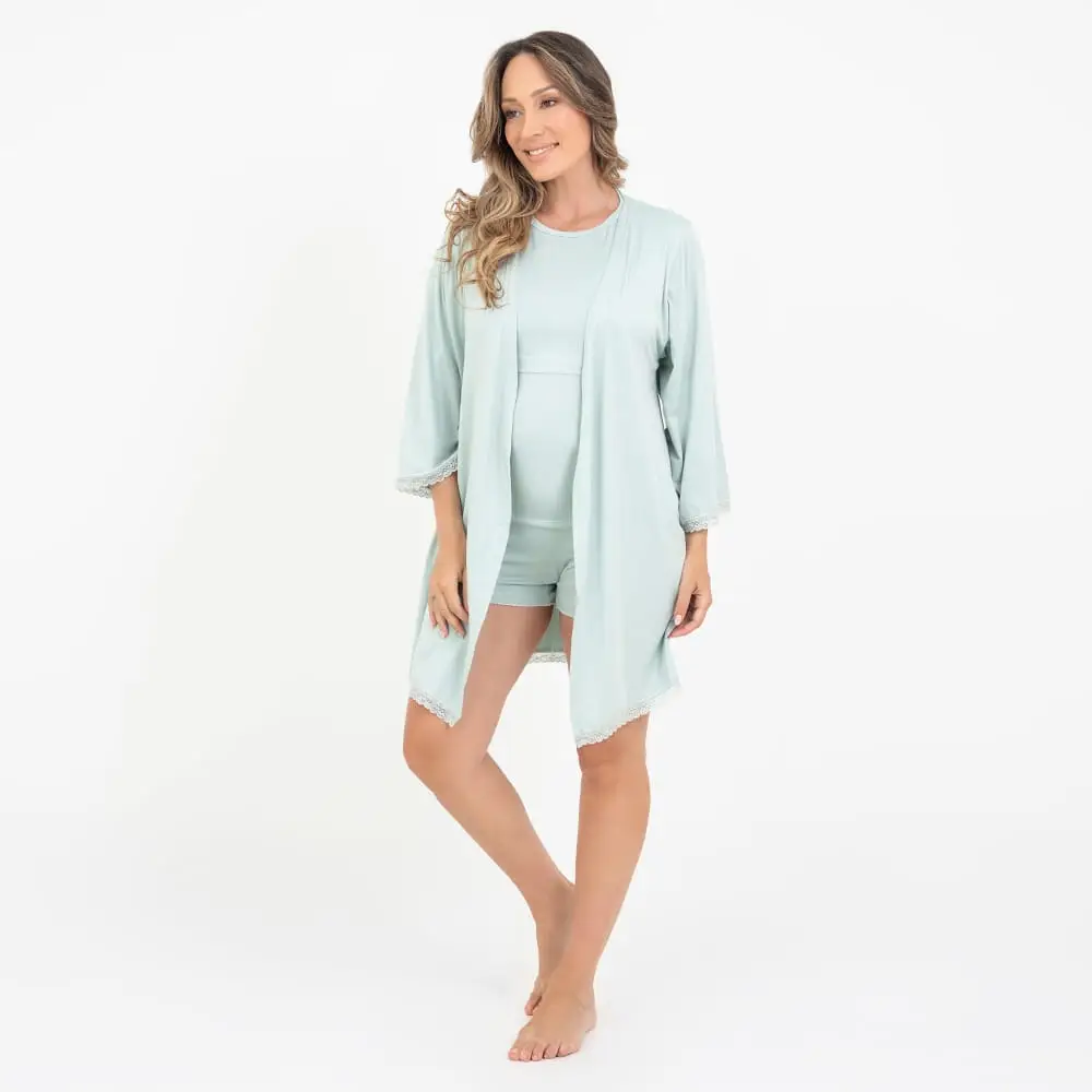 Robe Maternidade Pistache - Miniatura 6