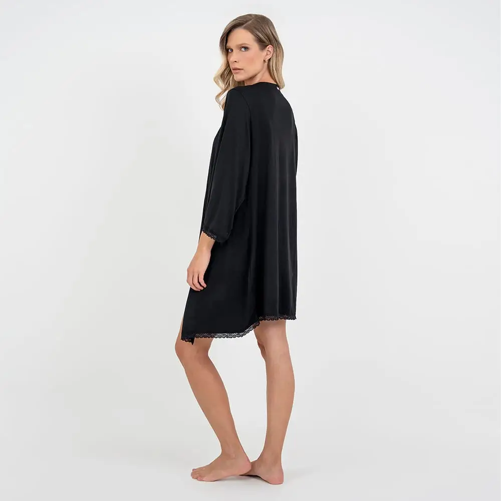 Robe Maternidade Preto - Miniatura 3